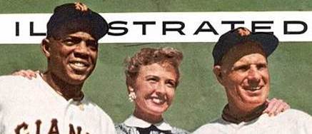 New York Giants Willie Mays, Loraine Day Durocher And Sports