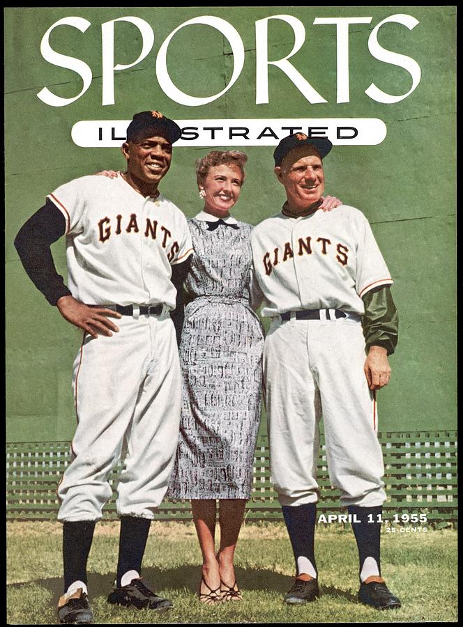 New York Giants Willie Mays, Loraine Day Durocher And Sports Illustrated  Cover by Sports Illustrated