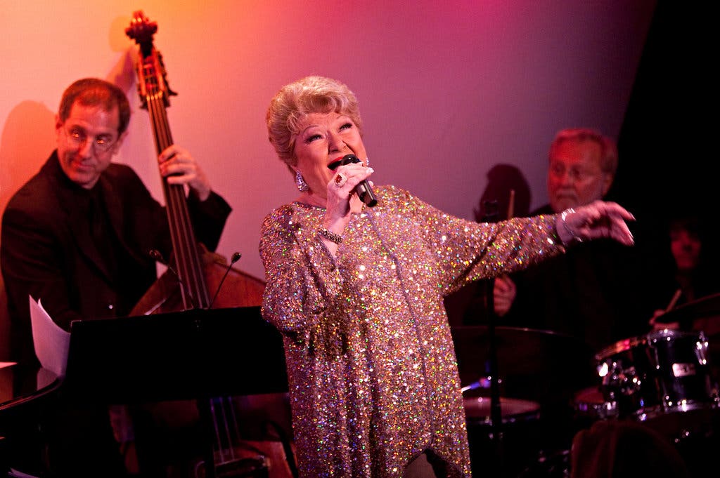 Marilyn Maye, with Tom Hubbard on bass and Jim Eklof on drums, at the Metropolitan Room.