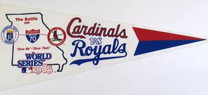 Lot Detail - I-70 WS Pennant Cardinals Vs. Royals