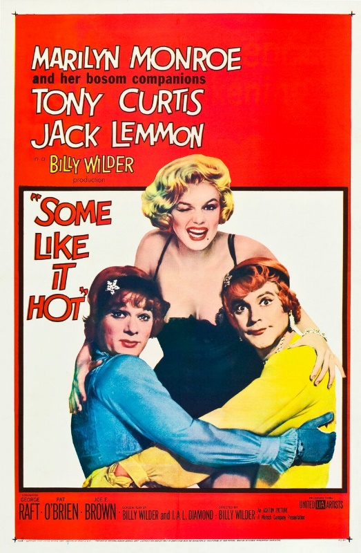 Poster Print Some Like it Hot Classic Marilyn Monroe Tony image 1