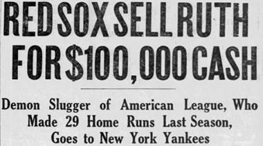 100 years ago, here's how Red Sox fans received the most infamous trade in  team history