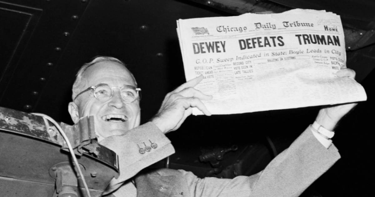 Dewey defeats Truman: The most famous wrong call in electoral history