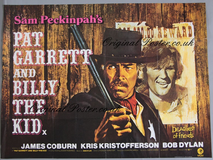 Pat Garrett and Billy the Kid, Original Vintage Film Poster| Original  Poster - vintage film and movie posters