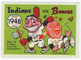1968 Fleer Baseball #45 1948 World Series Cleveland Indians Vs ...
