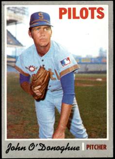 1970 Topps #441 John O'Donoghue EX/EX+ Pilots 565316 - Picture 1 of 2