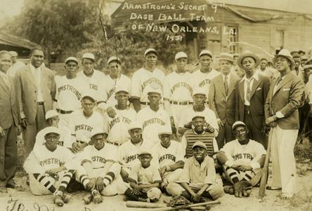 Louis Armstrong's Secret Nine baseball team