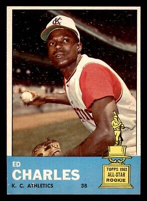 1963 Topps Baseball #67 Ed Charles NM | eBay