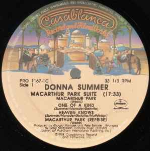 Donna Summer – MacArthur Park Suite / Last Dance – Vinyl (12", 33 ⅓ RPM + 2  more), 1994 [r916245] | Discogs