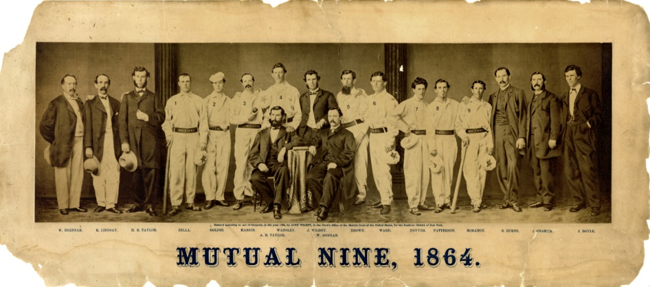Players who participated in the September 28, 1865 game.