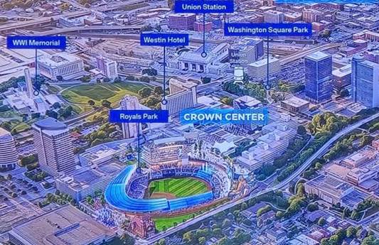 A first look at the future home of the Royals. 🏟️ Check out these  renderings of the upcoming Royals ballpark and mixed-use district at the  Hallmark headquarters site in Crown Center. Drop