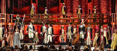 Image result for hamilton musical stage