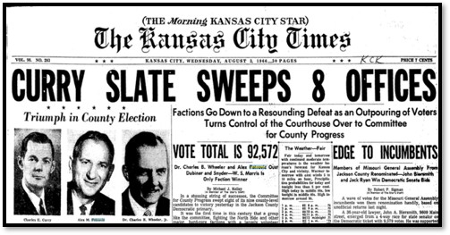 News Article, Kansas City Times (published as THE Morning KANSAS CITY STAR The Kansas City Times), August 3, 1966, p1.png