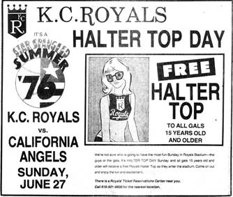 Hot Stove #222 – Royals Halter Top Day Returns To Kauffman Stadium |  Lonnie's Jukebox
